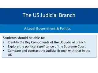 The US Judicial Branch and Its Significance