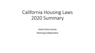 California Housing Laws Summary 2020 in Santa Clara County