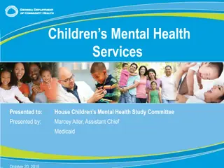Children's Mental Health Services Overview in Georgia