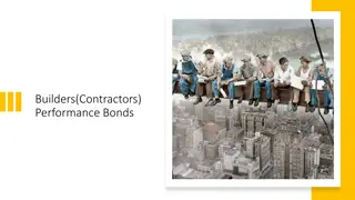 Builders Performance Bonds and Their Importance