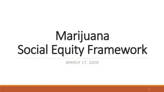 Marijuana Industry Social Equity Framework Progress Report
