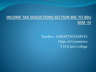 Income Tax Deductions and Investment Options for FY 2019-20 (AY 2020-21)