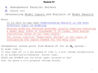 Understanding Results in Modeling & Experiment Design