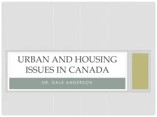 Urban and Housing Issues in Canada with Dr. Dale Anderson