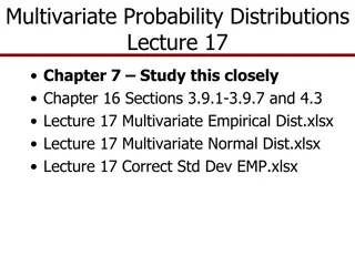 Key Concepts in Multivariate Probability Distributions
