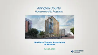 Arlington County Homeownership Programs and Assistance Details