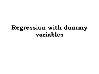 Regression with Dummy Variables