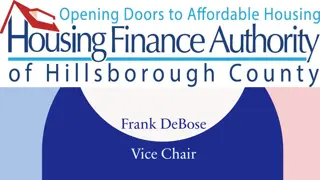 Housing Finance Authority of Hillsborough County Services
