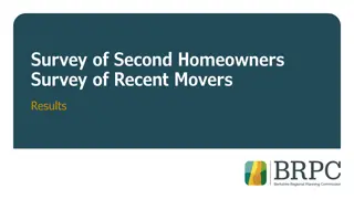 Insights from Survey of Second Homeowners and Recent Movers