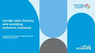 Gender Data Literacy and Avoiding Common Mistakes in Statistics