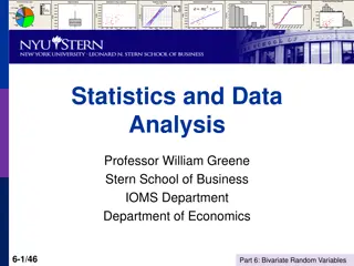 Bivariate Random Variables and Probabilities Analysis