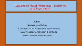 Ponzi Schemes - Lessons on Fraud Awareness