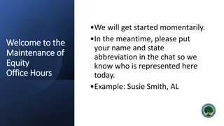 Elementary and Secondary School Equity Maintenance