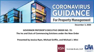 Governor Pritzker's Executive Order No. 72: Eviction Moratorium Update