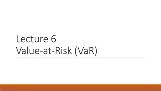 Value-at-Risk (VaR) and Market Risk
