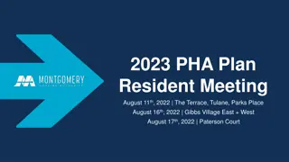 PHA Plan Overview - Annual Agency Policies and Programs