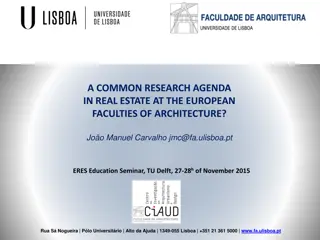 Exploring Research Integration between Architecture and Real Estate