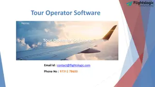 Boost Your Business with Innovative Tour Operator Software by FlightsLogic