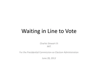 Impact of Long Lines on Voter Confidence and Turnout in Elections