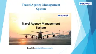 End-to-End Travel Agency Management System for Efficient Business Operations