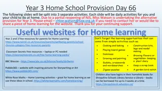Home School Provision Day 66: Engaging Activities for Year 3 Students