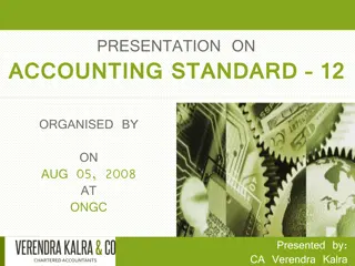 Accounting Standard 12: Government Grants Overview