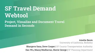 SF Travel Demand Webtool Project Highlights