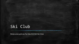 Holiday Valley Ski Club Rules and Safety Guidelines