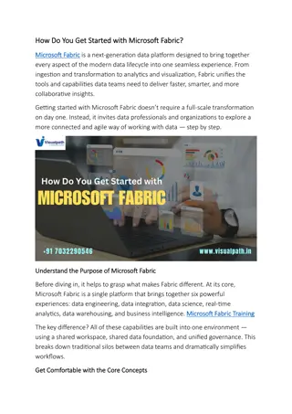 Microsoft Fabric Online Training in India | Visualpath