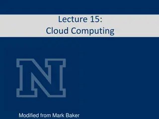 Cloud Computing for Modern Networks