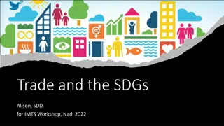Trade Accelerating Sustainable Development Goals
