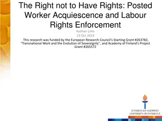Worker Rights and Transnational Labor Issues