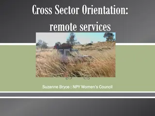NPY Women's Council Services and Communities Overview