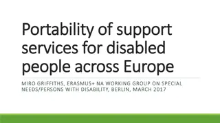 Support Services Portability for Disabled People in Europe