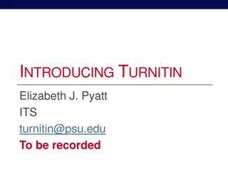 Introducing Turnitin - Enhanced Features for Academic Integrity