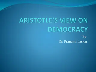 Aristotle's Critique of Democracy and Its Different Forms