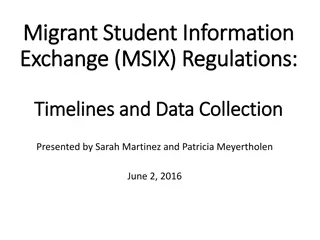 MSIX Regulations and Timelines for Migrant Students