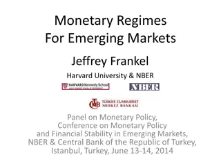 Monetary Regimes for Emerging Markets: Policy Instruments, Goals, and Challenges