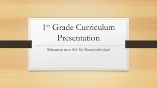 1st Grade Curriculum Overview: Reading, Assessments, Instruction Strategies, and Writing Focus