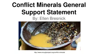 Conflict Minerals and Promoting Responsible Sourcing in the Education Sector