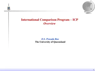 ICP Overview & Purchasing Power Parities in Global Economic Comparisons