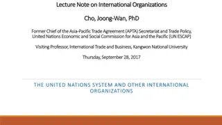 United Nations System and International Organizations