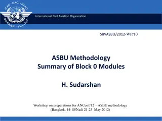 ASBU Methodology for Aviation Performance Improvement
