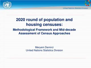 2020 Population and Housing Censuses Methodological Framework Insights