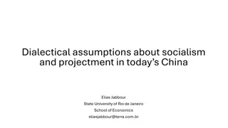 Dialectical Assumptions on Socialism and Projectment in Modern China