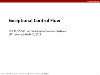 Control Flow in Computer Systems: Understanding Altering Mechanisms