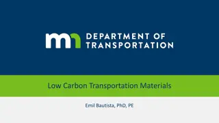 Low Carbon Transportation Materials in Minnesota Legislation