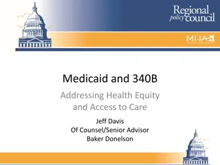 Addressing Health Equity and Access to Care Through Medicaid and 340B Programs