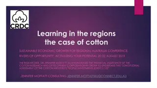 Cotton Industry Scholarships and Regional Impact Study