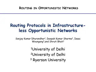 Routing Protocols in Opportunistic Networks: Characteristics and Challenges